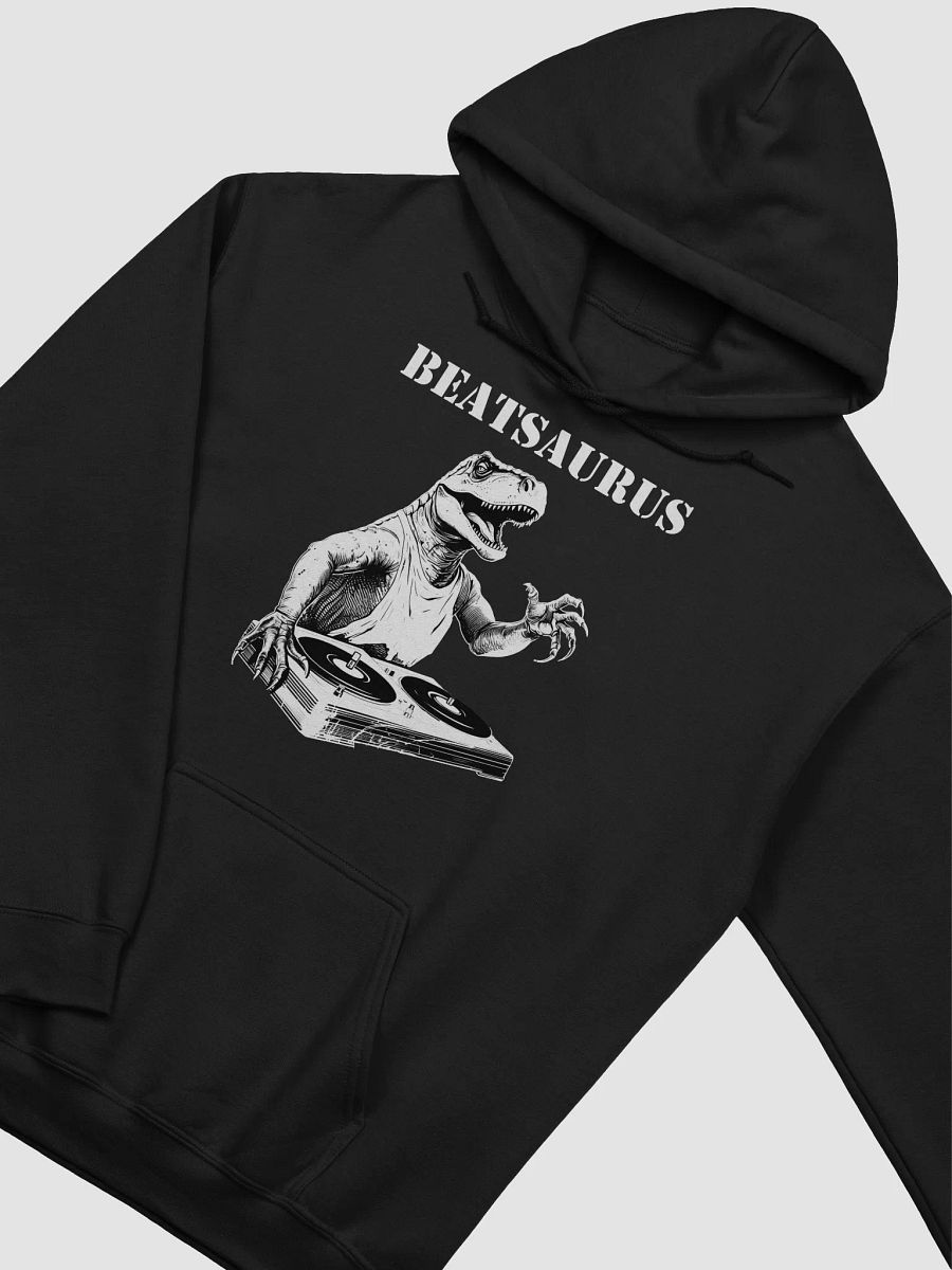 Beatsaurus Funny Dinosaur DJ Graphic Hoodie product image (11)