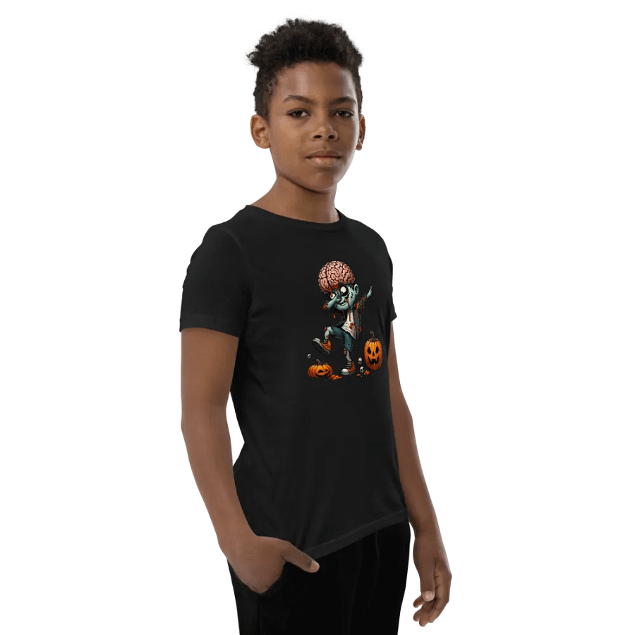 Halloween-Zombie-Boy-Dab-Dance T-Shirt | Fun & Trendy Halloween Tee for Kids product image (9)
