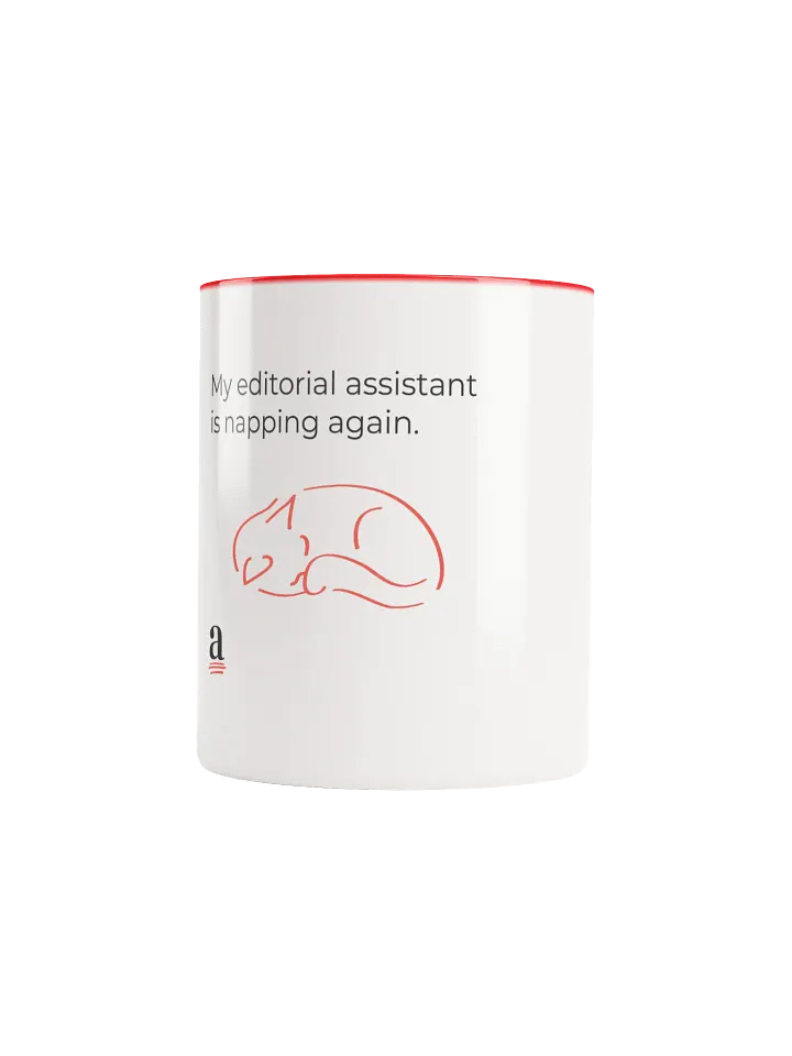 Editorial assistant ceramic mug - cat product image (1)