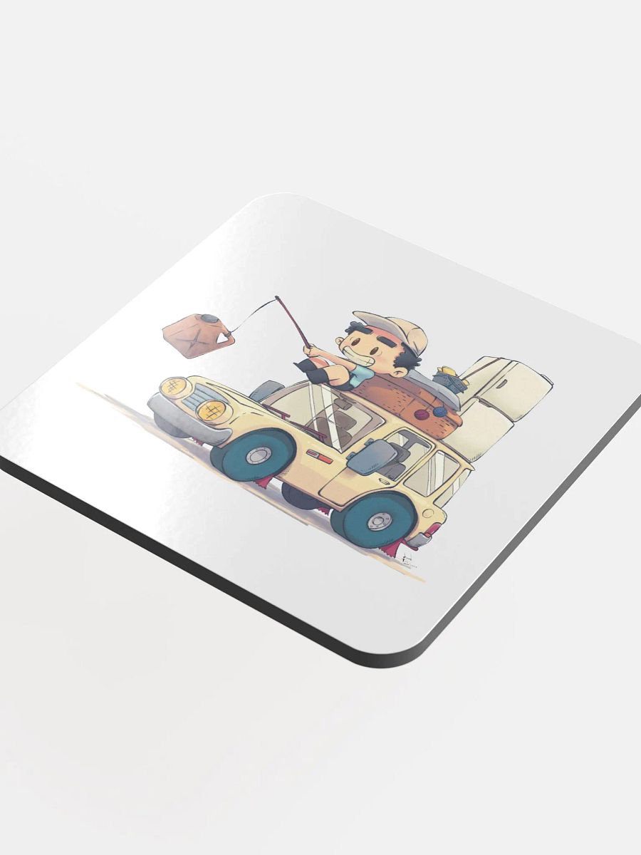 Go Go My Car | Glossed Cork Coaster product image (4)