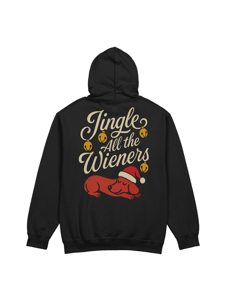 Jingle All the Wieners Dachshund Christmas Hoodie product image (4)