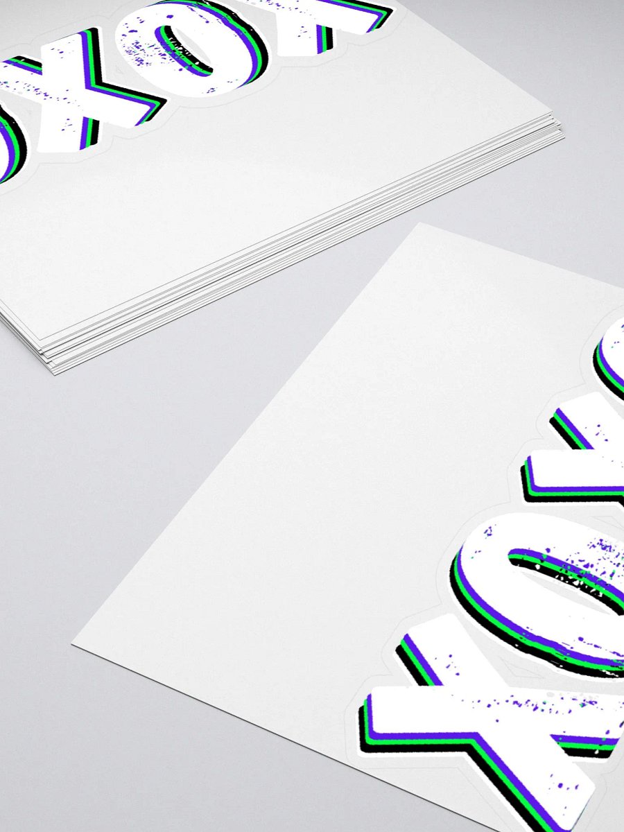XOXO Sticker - White product image (4)