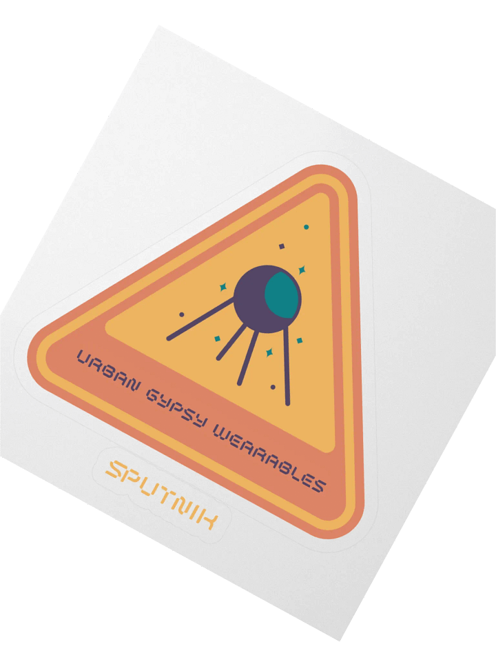 Sputnik Kiss Cut Sticker product image (2)