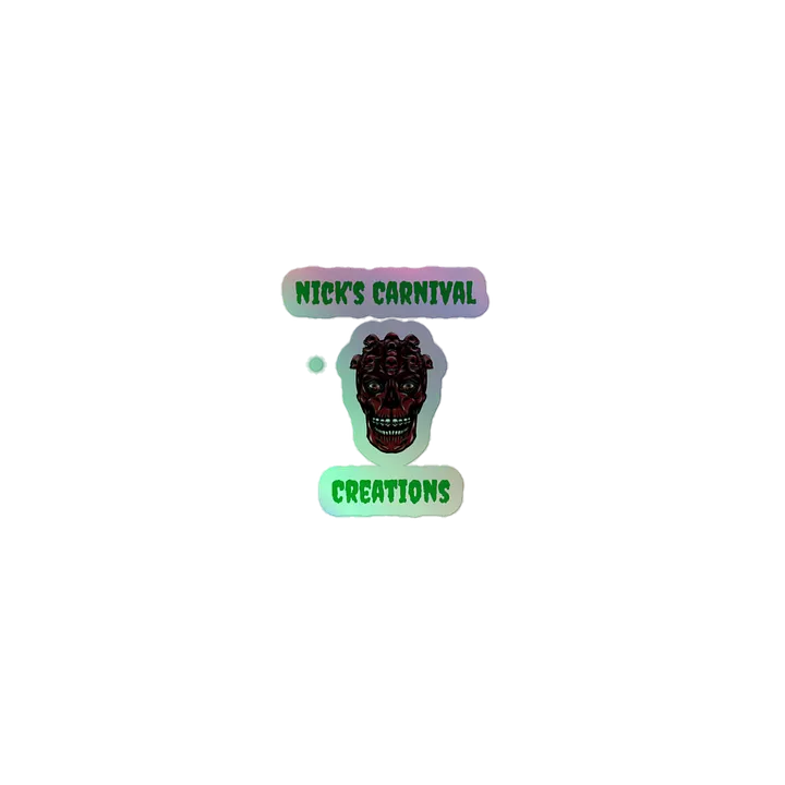 Nick's Carnival Creations Holographic Sticker Sheet product image (1)