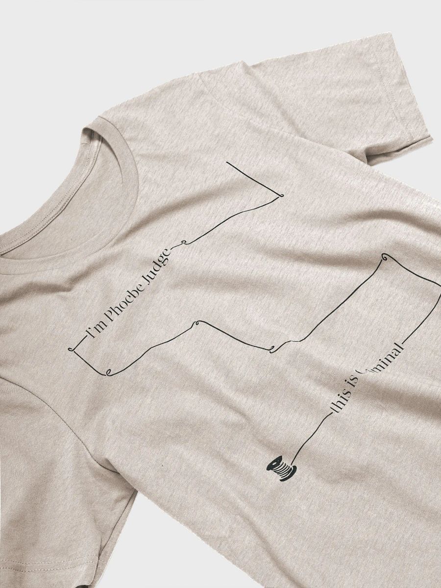 I'm Phoebe Judge, this is Criminal T-Shirt product image (3)
