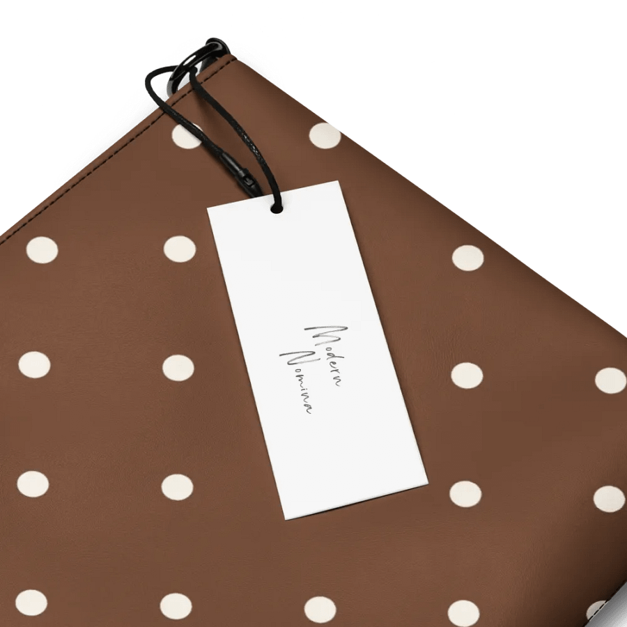 Brown with Cream Dots Crossbody Bag product image (6)