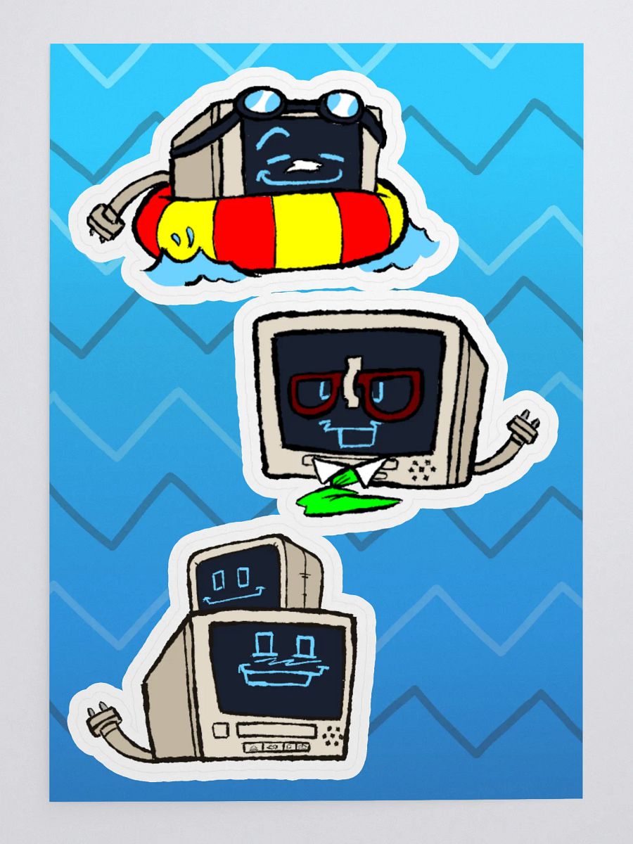 Silly Television: Sticker Sheet product image (3)