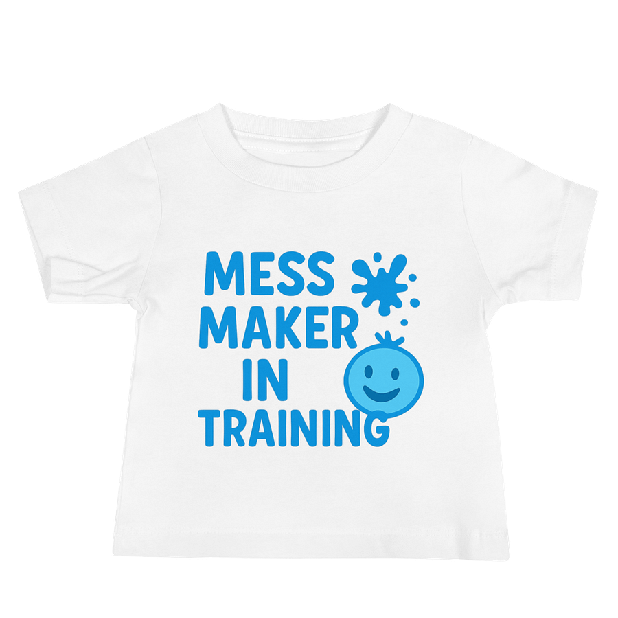 Mess Maker in Training Baby Tee product image (2)
