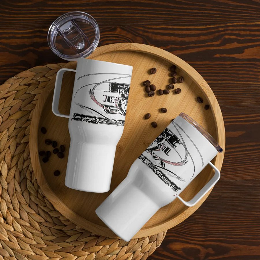 Fight Hard Earn Respect - Travel Mug with a Handle product image (12)