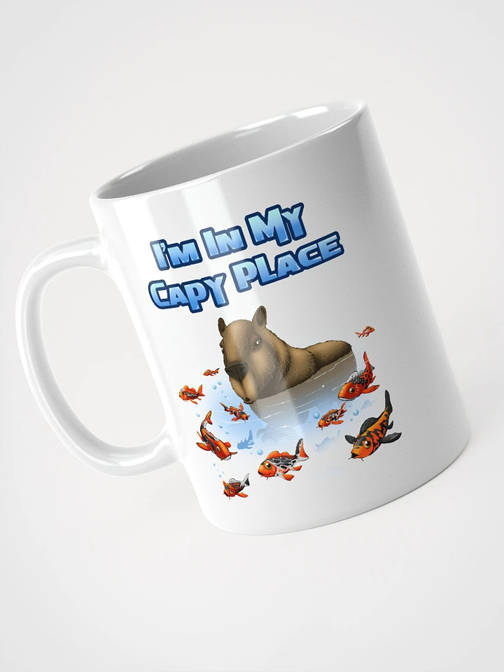 I'm In My Capy Place! Javier The Capybara Mug! product image (1)