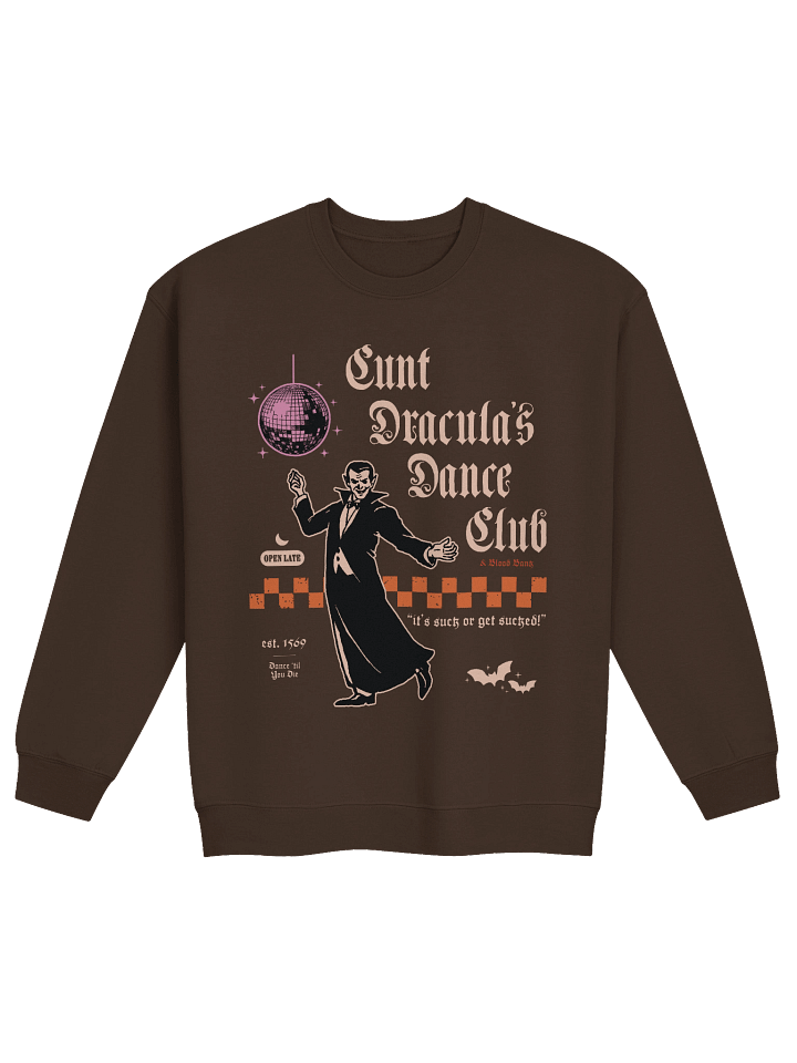 cunt dracula's dance club printed crewneck product image (9)