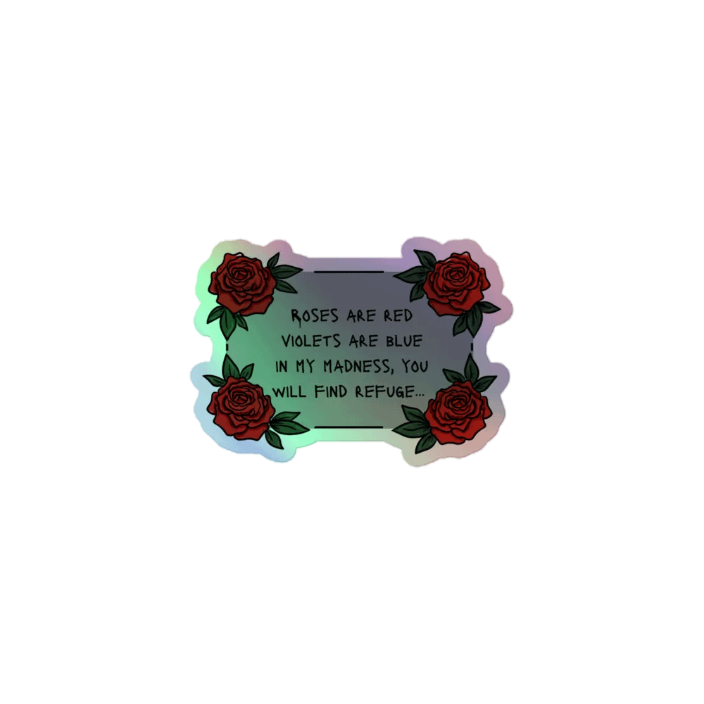 Echoes of The Witching Hour: Poem - Sticker product image (1)