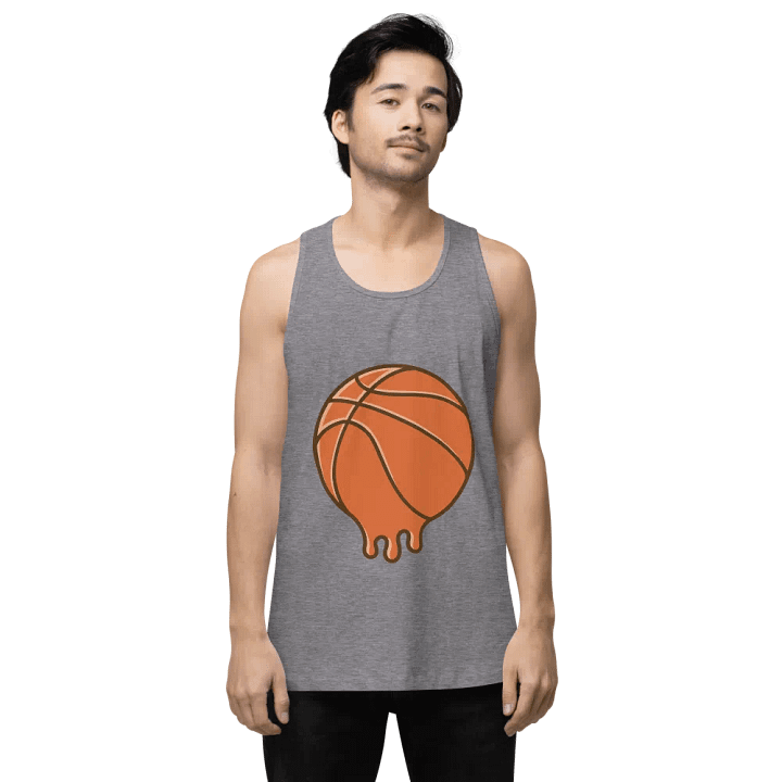 Melting Basketball Athletic Tanktop product image (1)