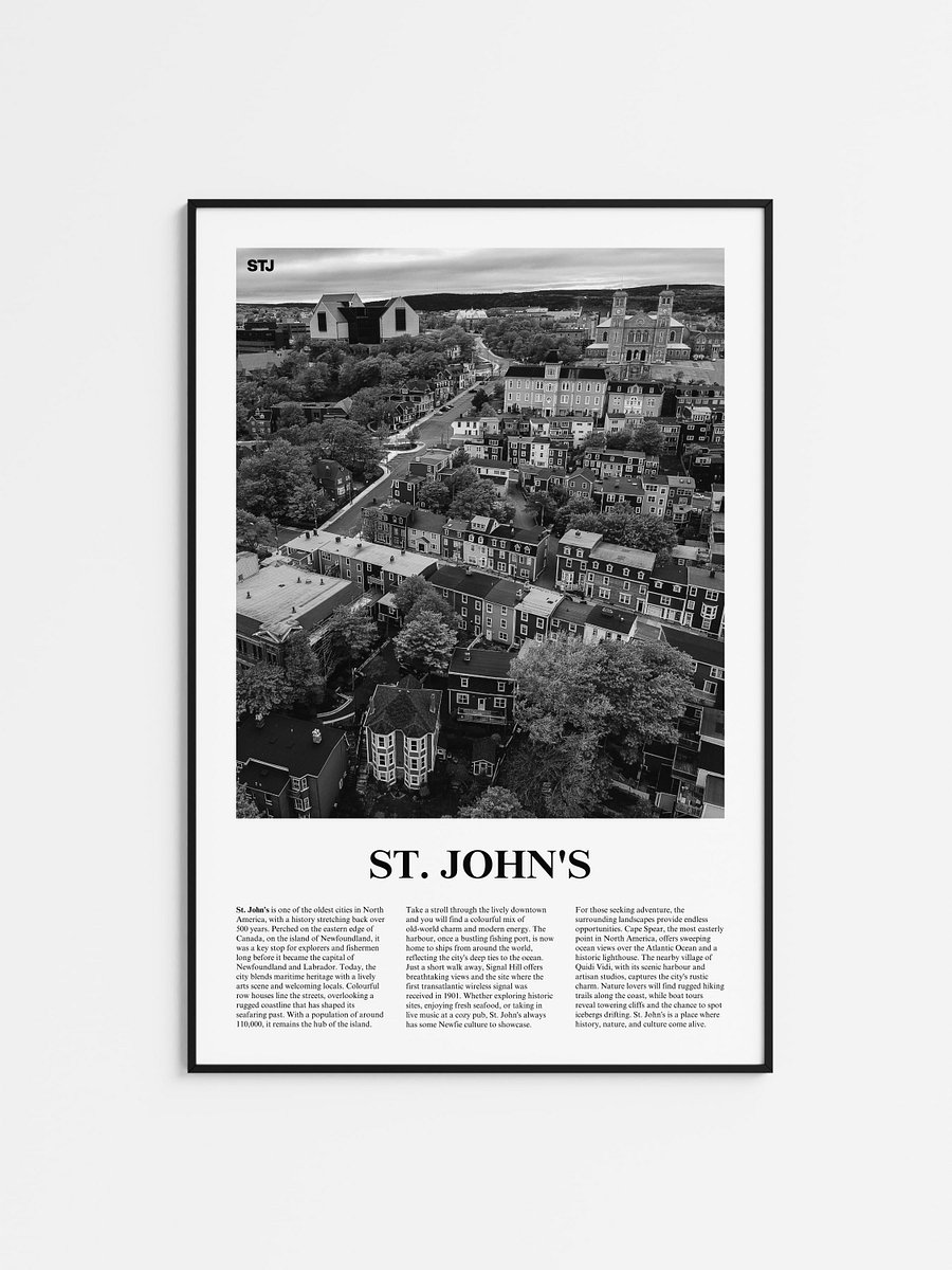 St. John's 02 Newspaper Poster product image (1)