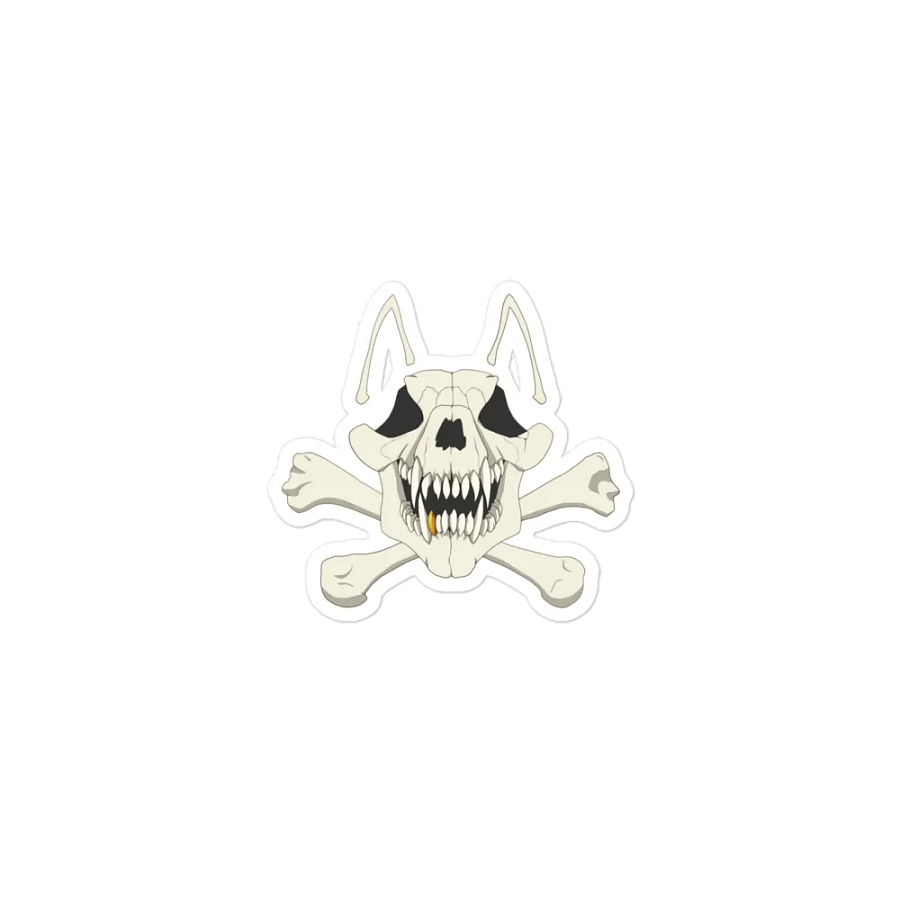 Mongrel Skull and Bones magnet product image (1)