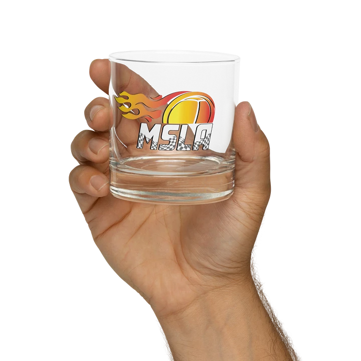 MSLA Logo Rocks Glass product image (2)