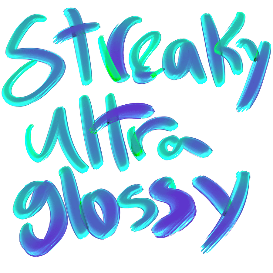 11 Glossy 3D Brushes for Procreate product image (4)