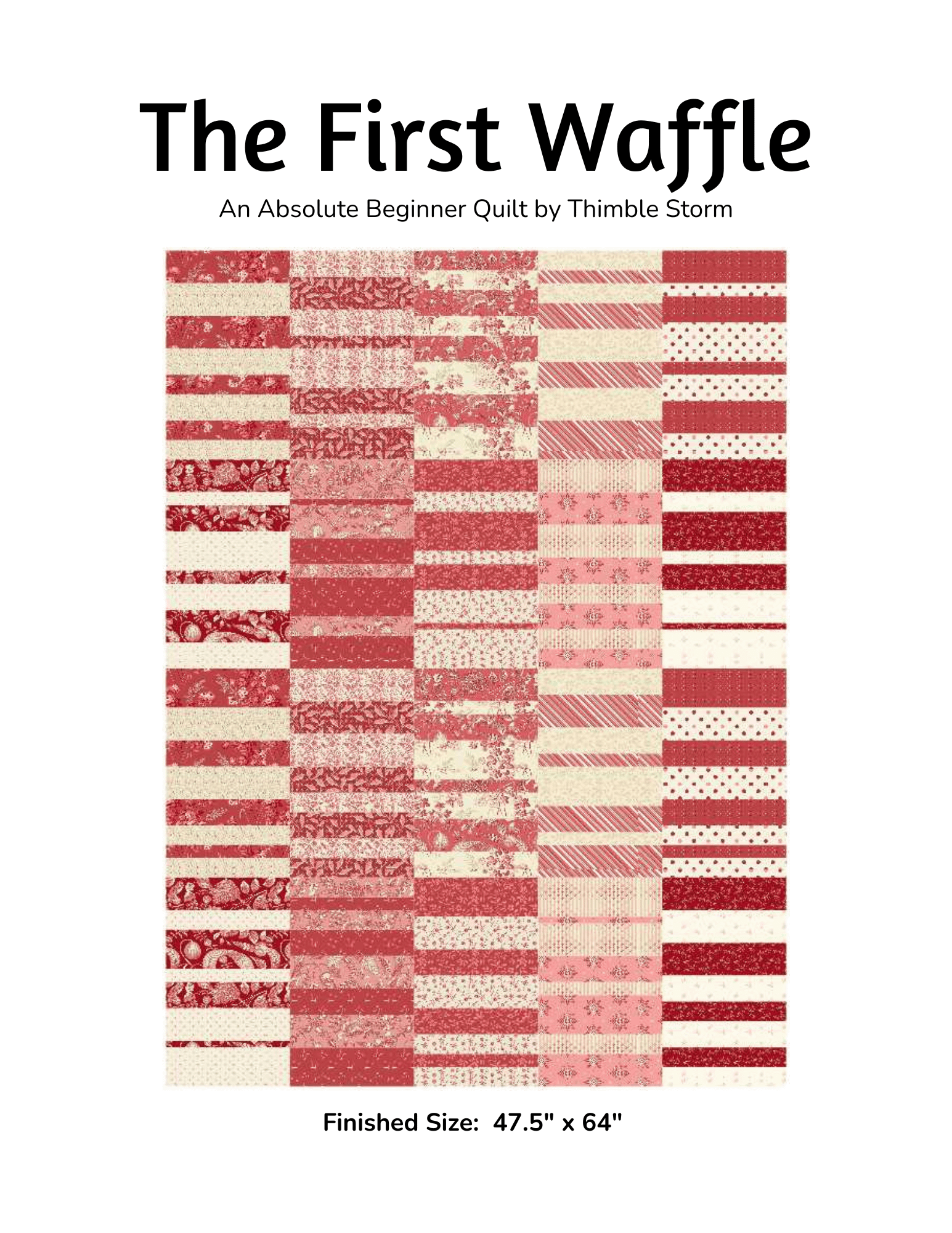 First Waffle - Absolute Beginner Quilt product image (1)