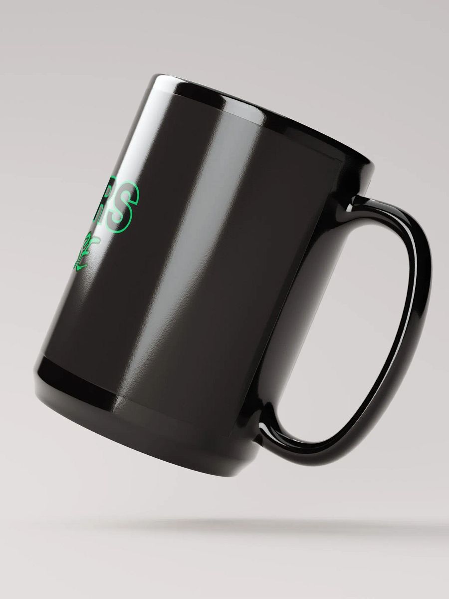 Pioneers Lacrosse Black Glossy Mug product image (4)
