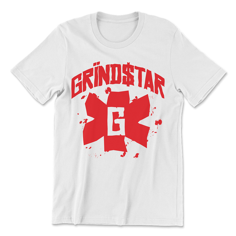 GRIND STAR RED EMBLEM TEE product image (4)