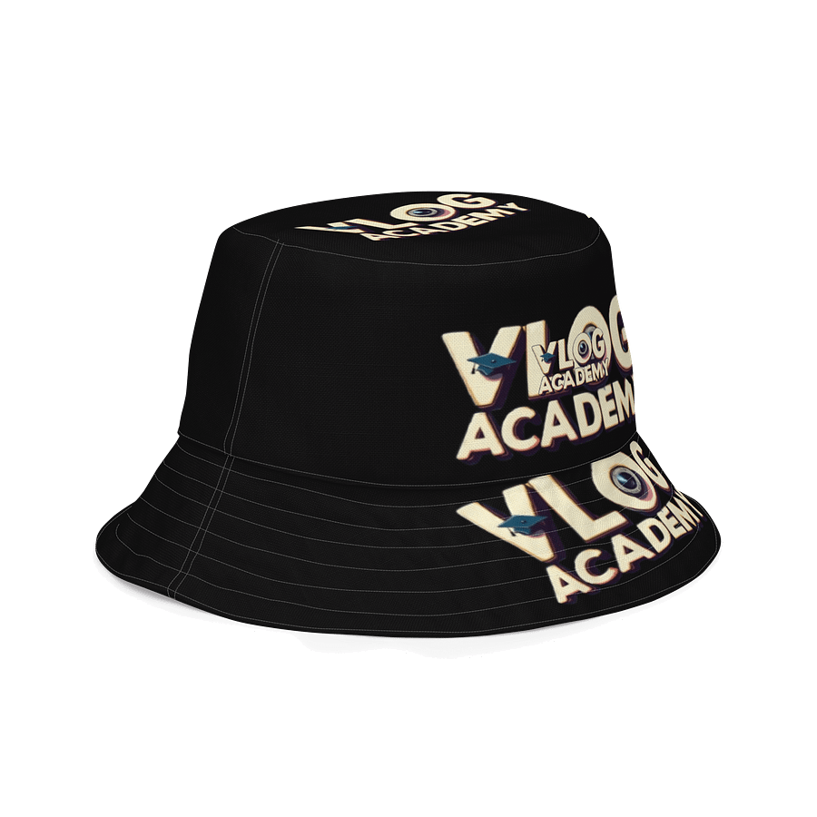 Vlog Academy All-Over Print Reversible Bucket Hat product image (3)