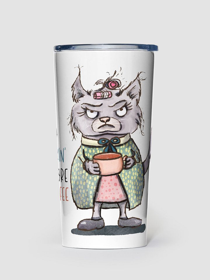 No Talkin' Before Coffee 20 oz Tumbler product image (1)