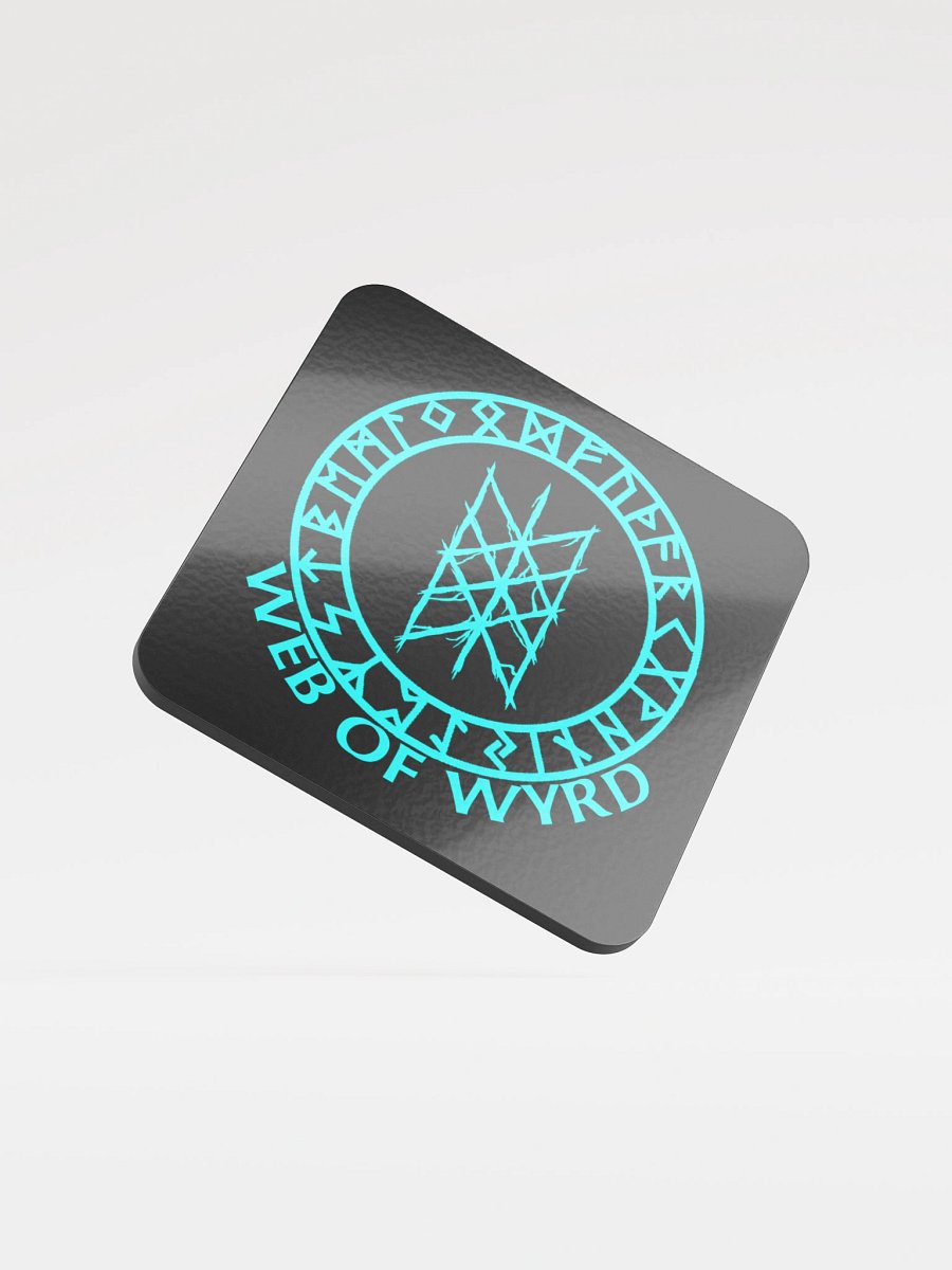Web of Wyrd Cork Back Coaster product image (1)