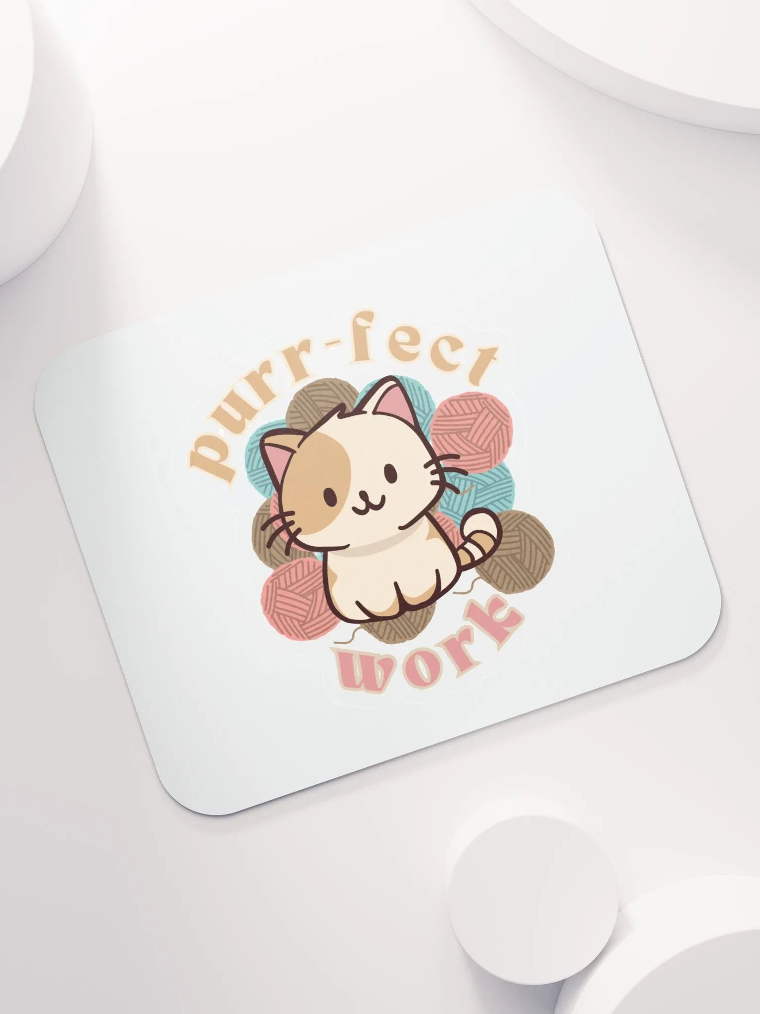 Purr-fect Workspace Mouse Pad product image (7)