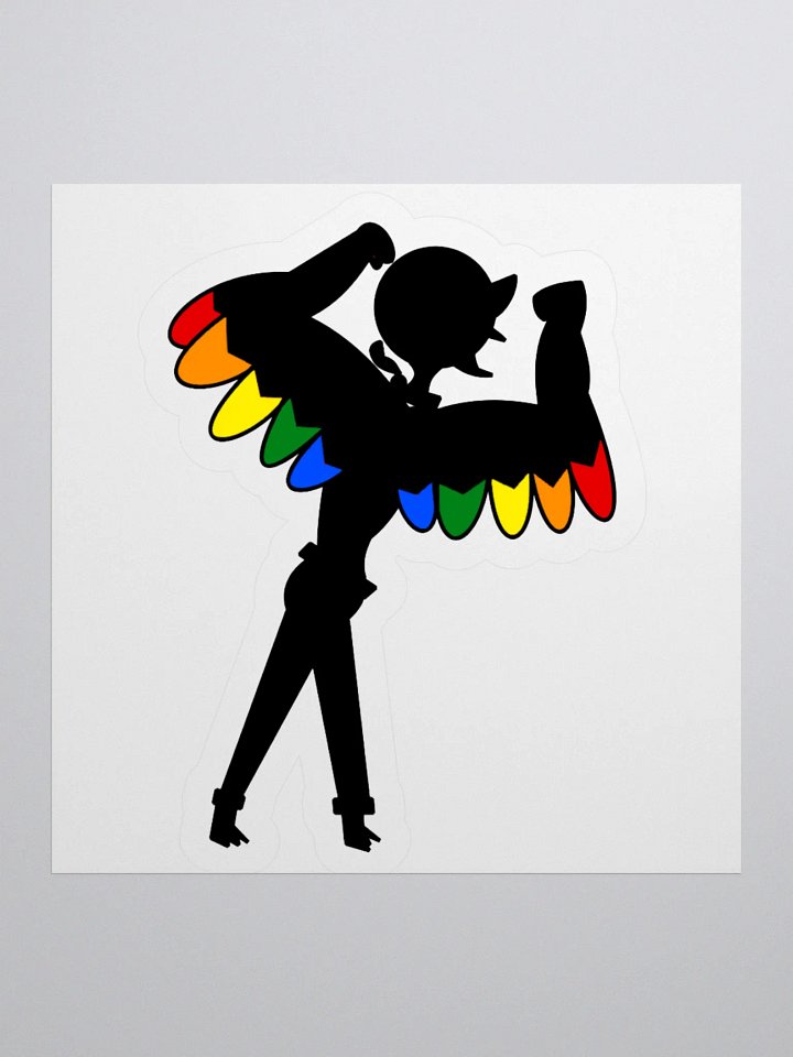 Superhomo! Eudo Gay Silhouette Variant Sticker! product image (1)