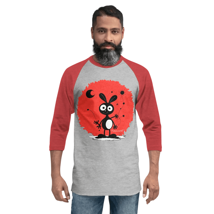 Tultex Fine Jersey Raglan Tee product image (1)