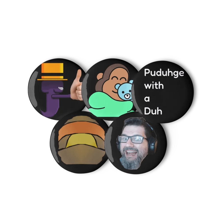 Puduhge With A Duh Pin Button Set product image (11)