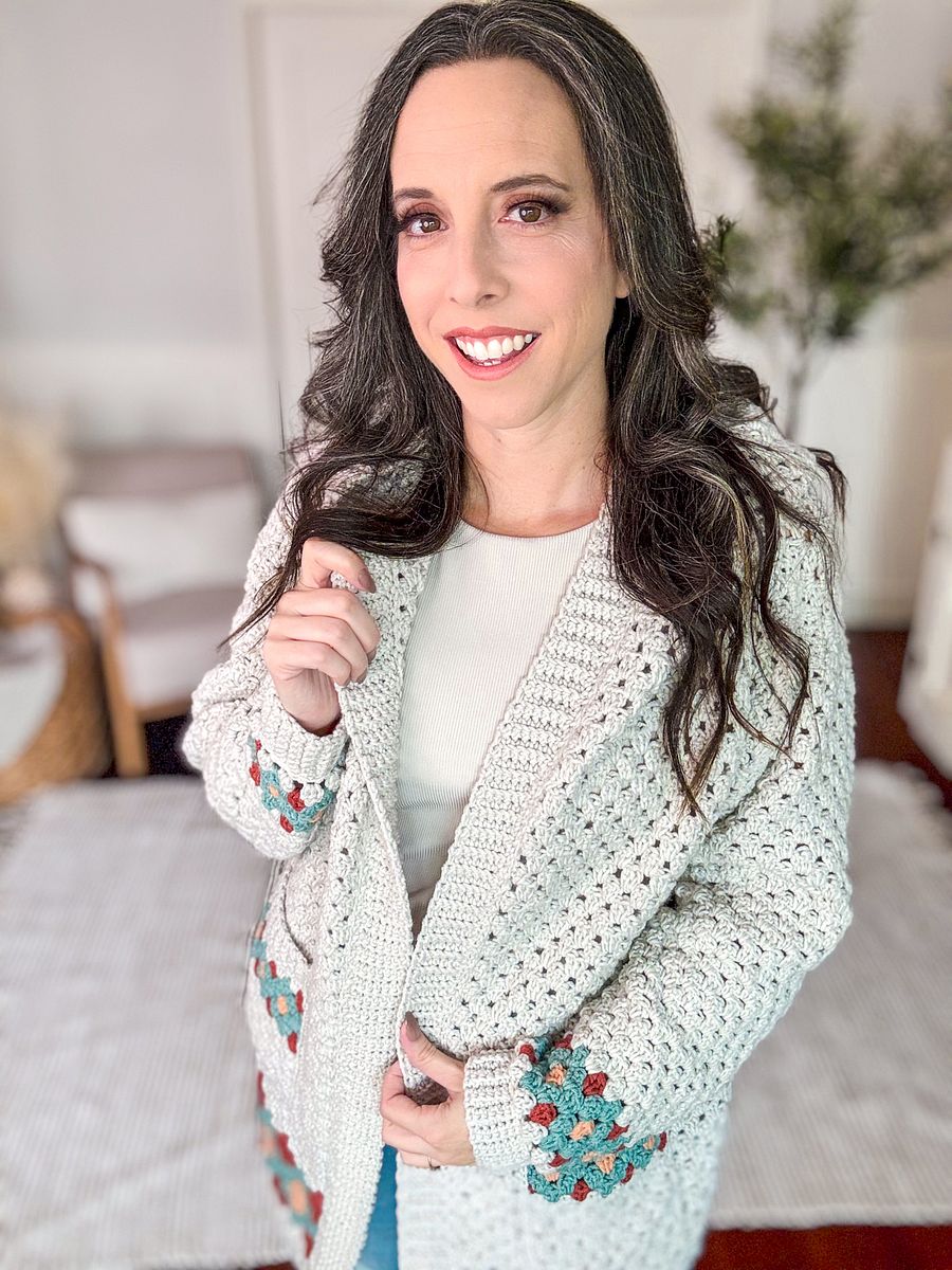 Gemstone Granny Crochet Cardigan Pattern product image (7)