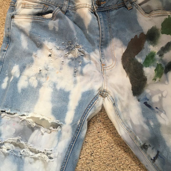 Women's Distressed Skinny Jeans product image (1)