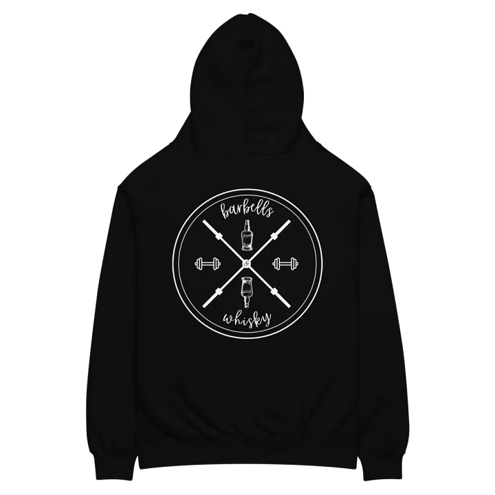 Barbells & Whiskey X Emblem Unisex Hoodie product image (2)