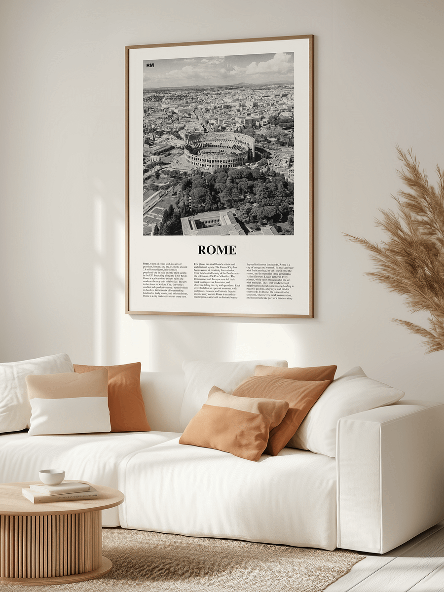 Rome 01 Newspaper Poster | Framed product image (3)
