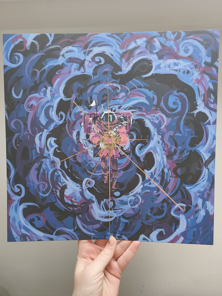 Foil art print “Controlled Chaos” product image (1)