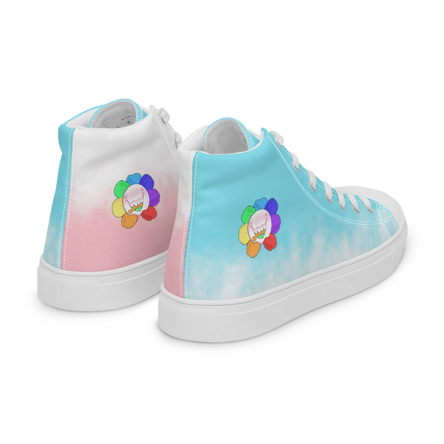 Pastel Blue, Pink and White Flower Sneakers product image (27)