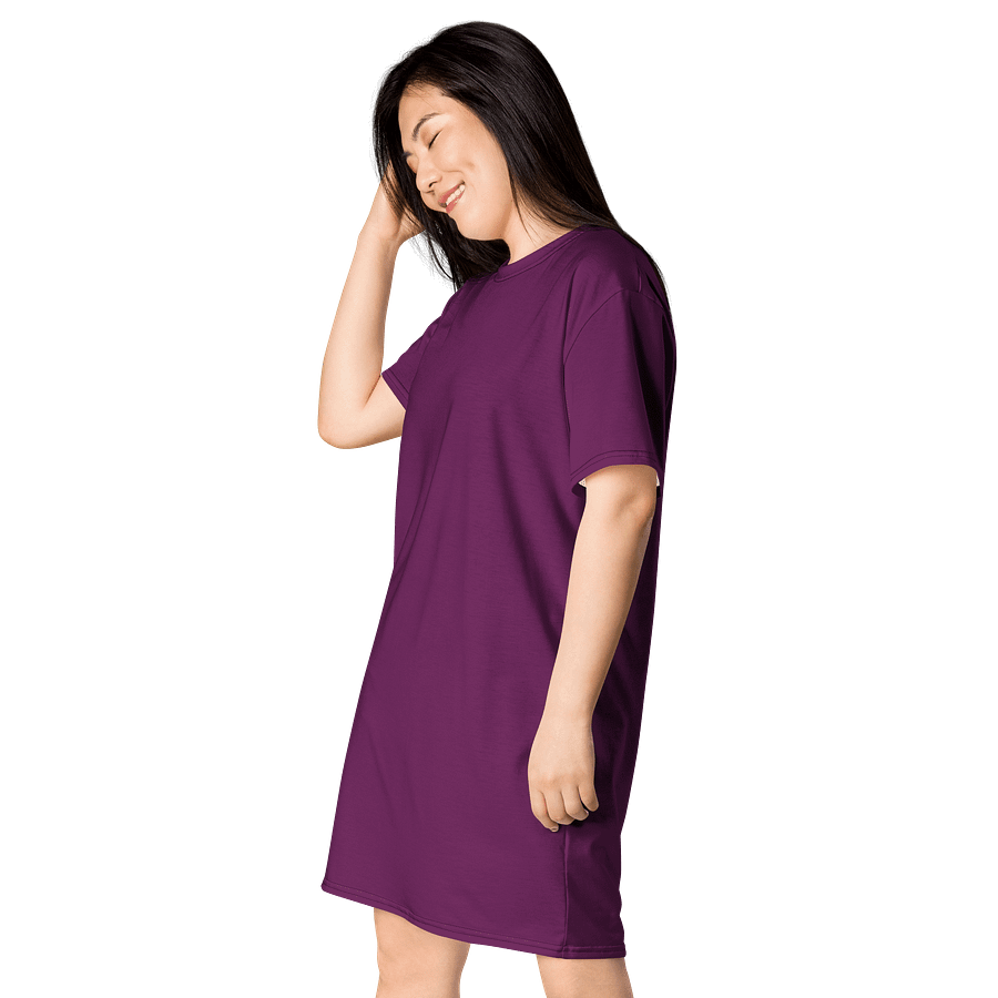 Oversized T-Shirt Dress - Regal Palatinate Purple, Sizes 2XS-6XL product image (3)