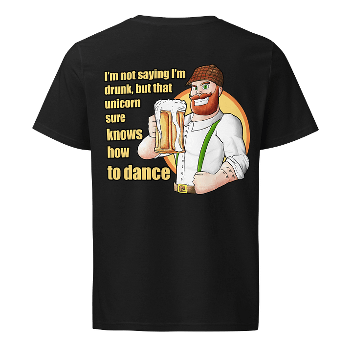 beer lad 5 Organic T-shirt back product image (1)