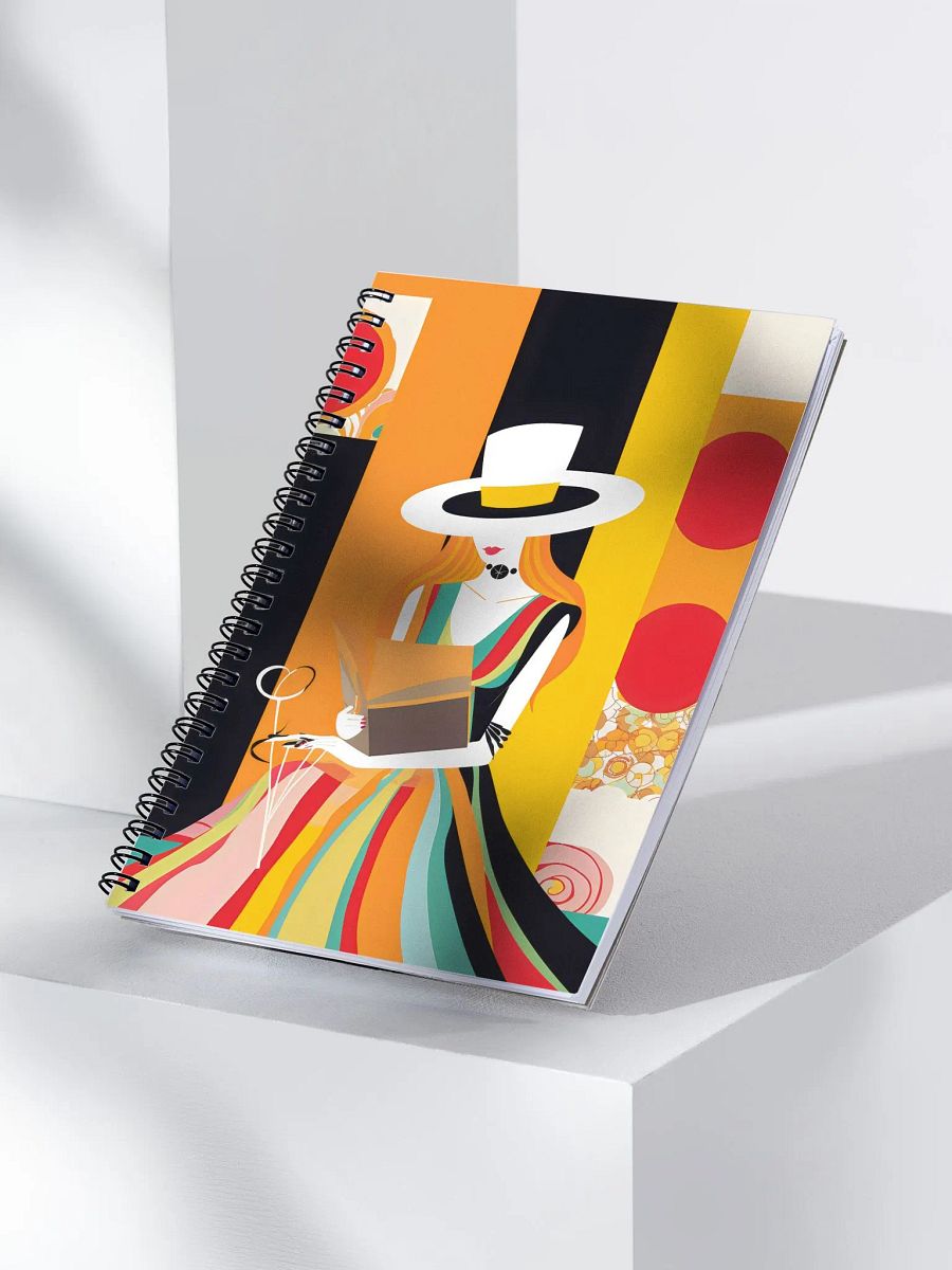 Contemplative Reader Spiral Notebook product image (3)