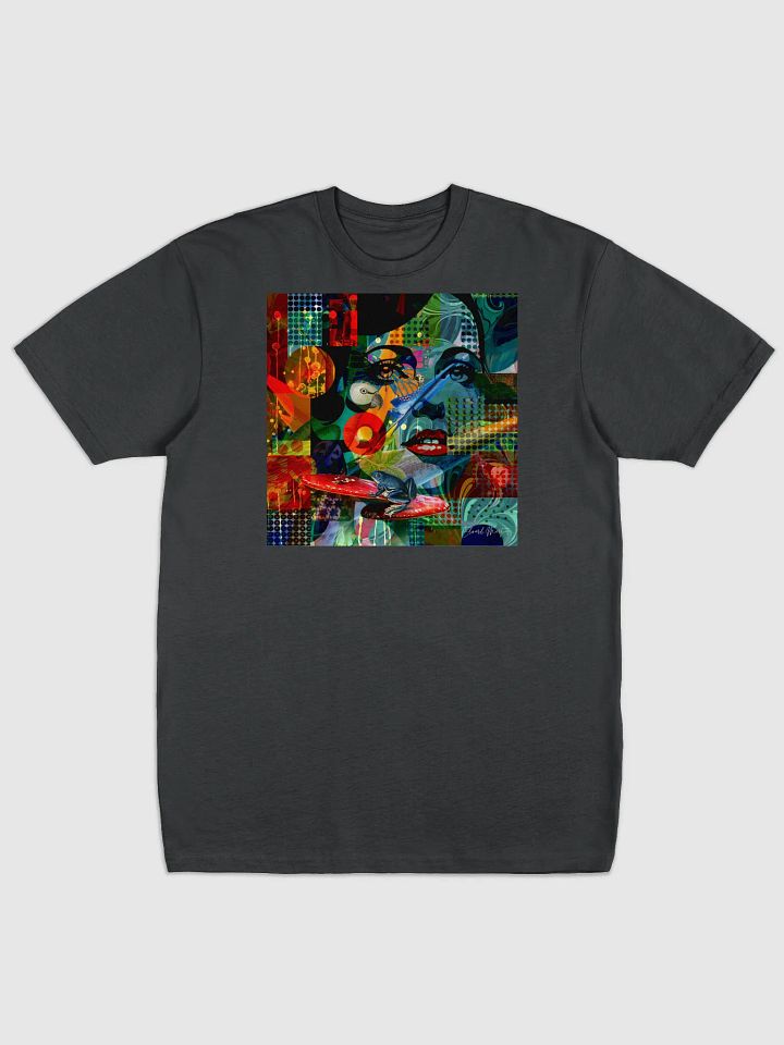 'Among the Wild' by Edward Martin Mixed Media Collage -Surreal Fusion Men's Tee product image (1)