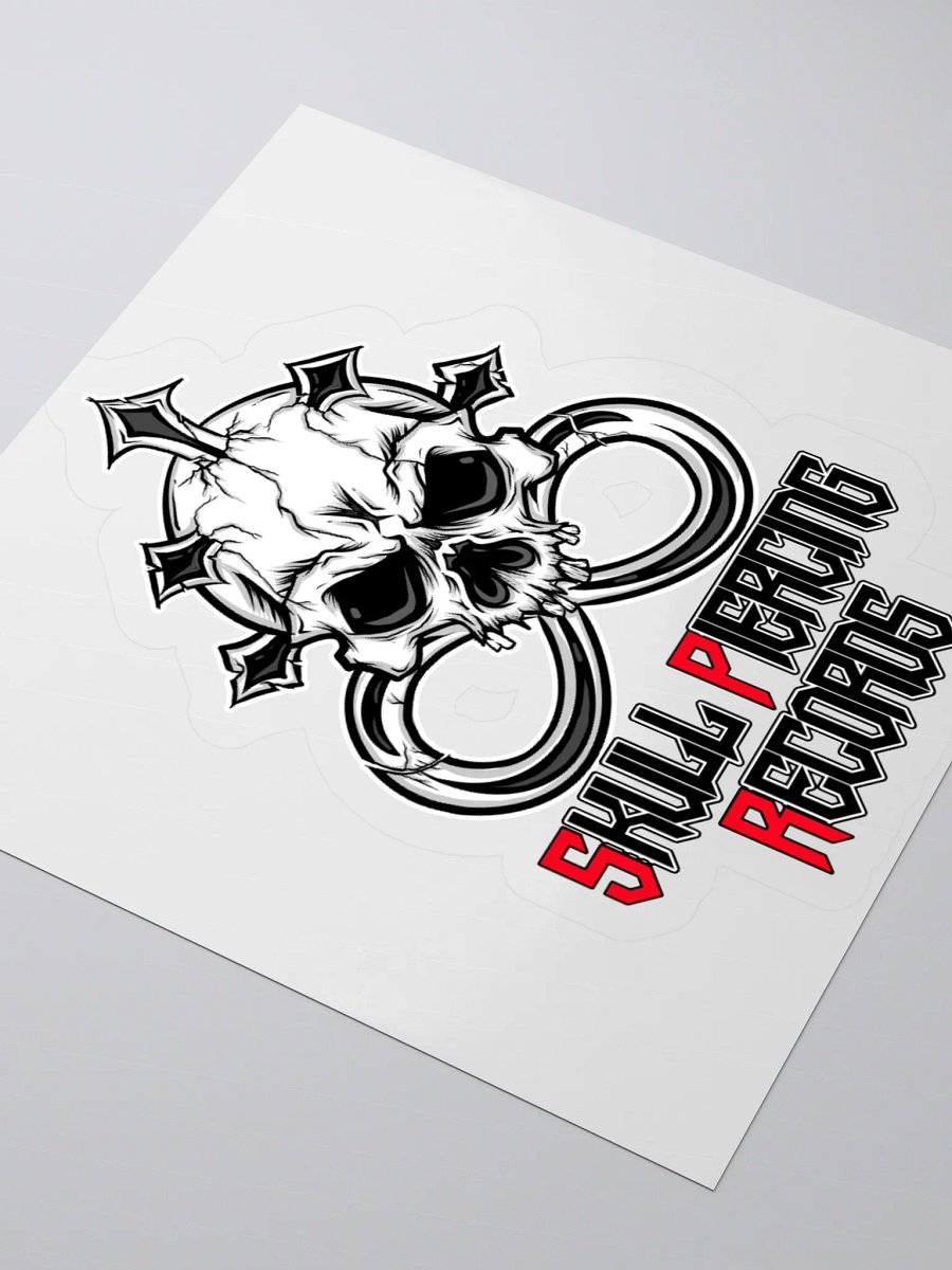 Skull Piercing Records Kiss Cut Stickers product image (7)