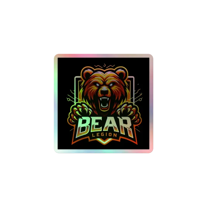 Bear Legion Holographic Sticker Pack product image (1)