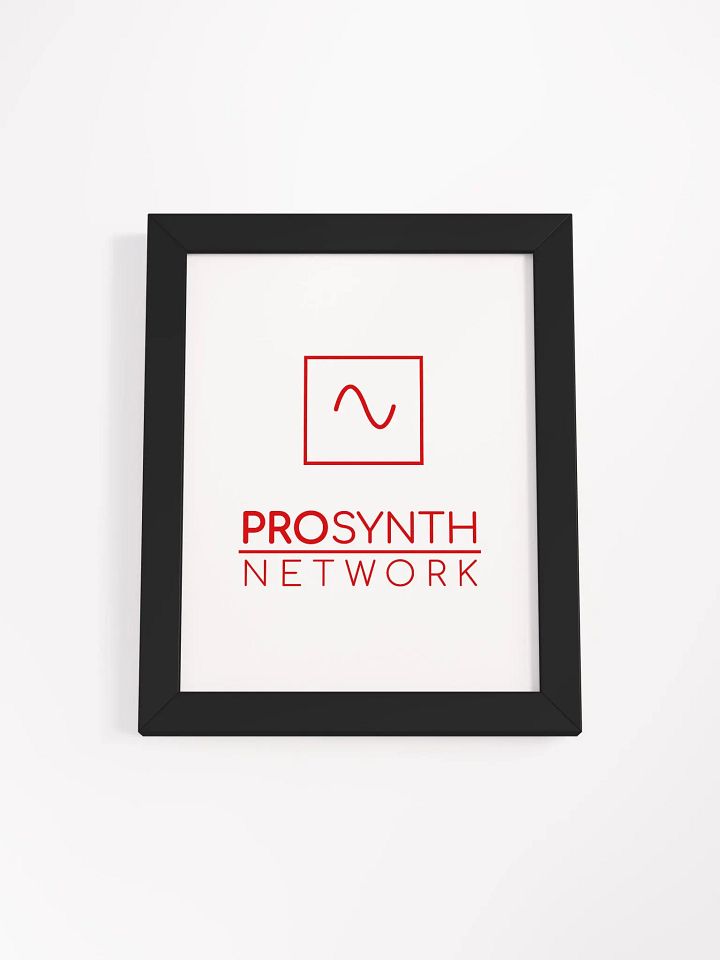Pro Synth Network Framed Matte Poster product image (14)