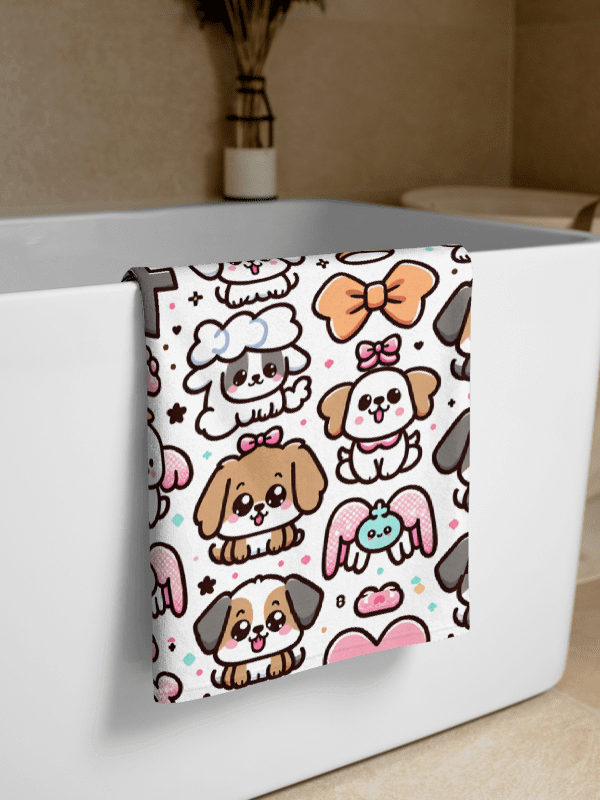 Puppies and Crosses Towel product image (2)