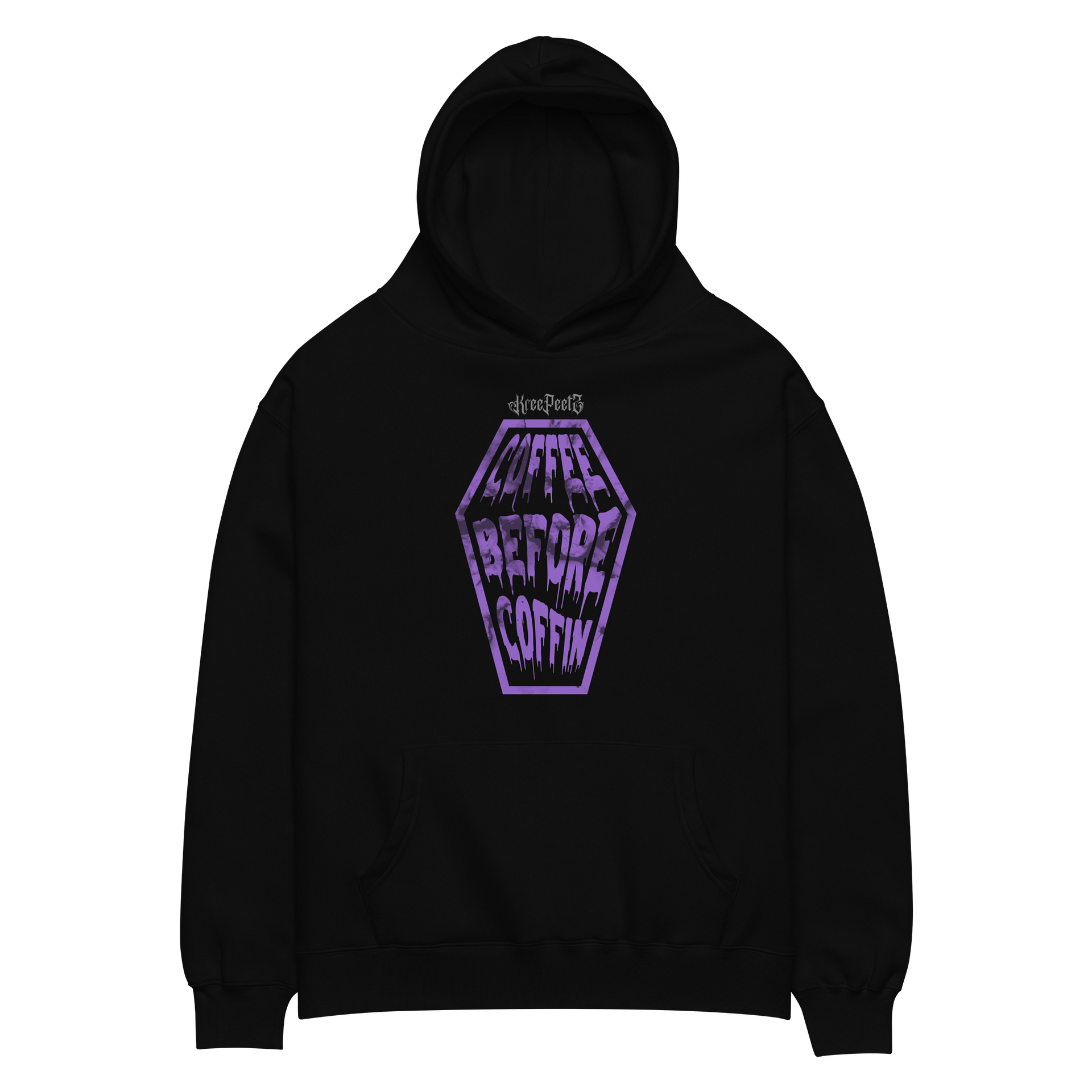 coffee before coffin hoodie product image (2)