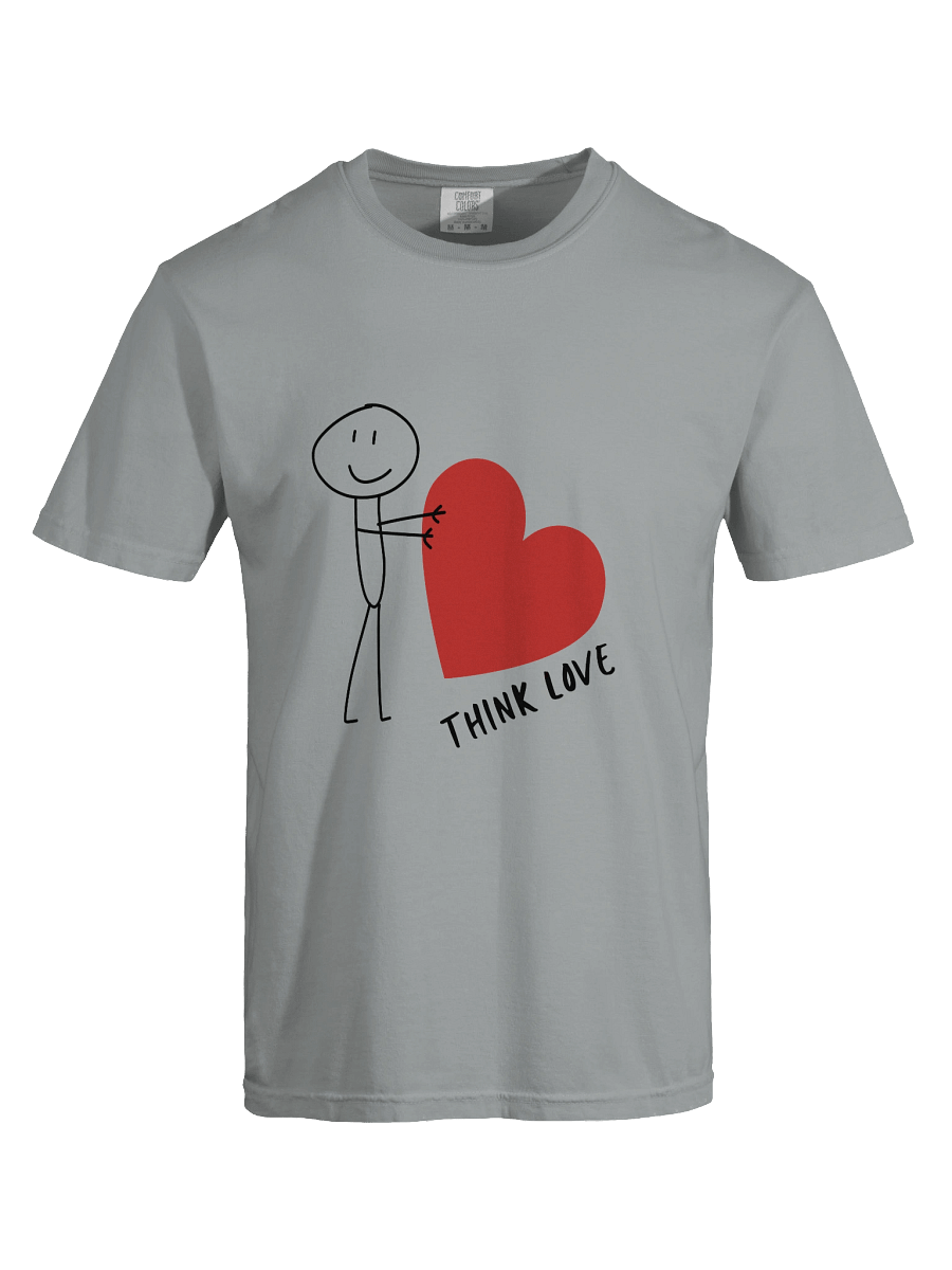 Think Love Heavyweight T-Shirt product image (42)