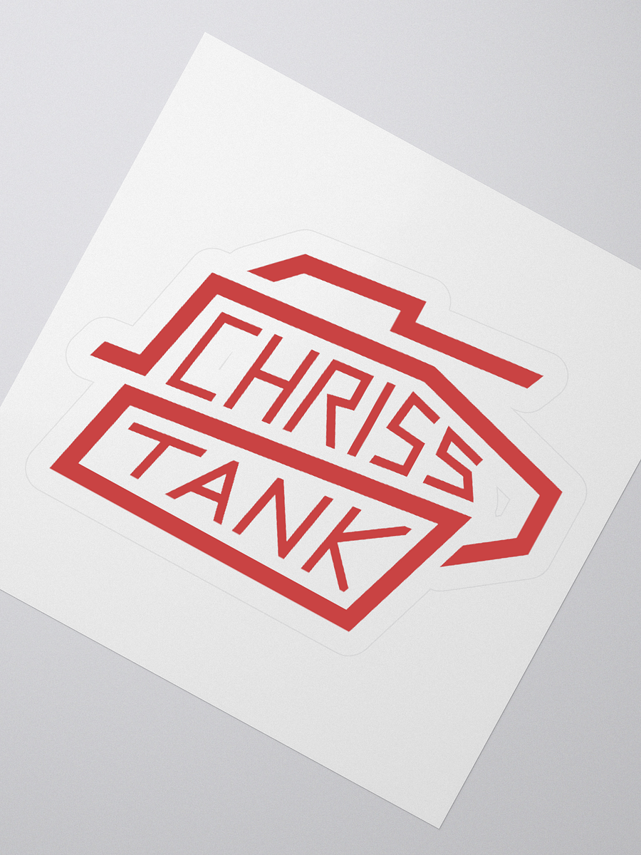 Chriss Tank Logo Sticker product image (2)