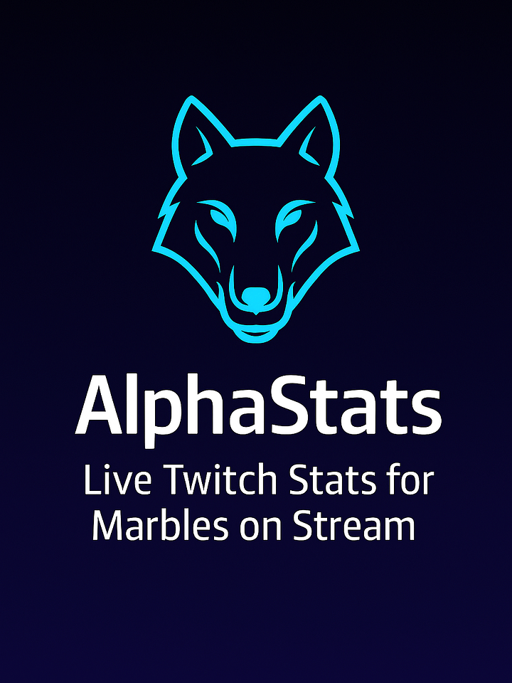 AlphaStats: Real-Time Stats Tracker for Marbles on Stream product image (1)