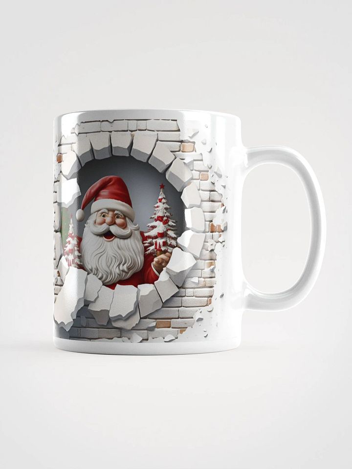 Santa's Surprise 3D Christmas Mug - Double the Holiday Magic! product image (1)
